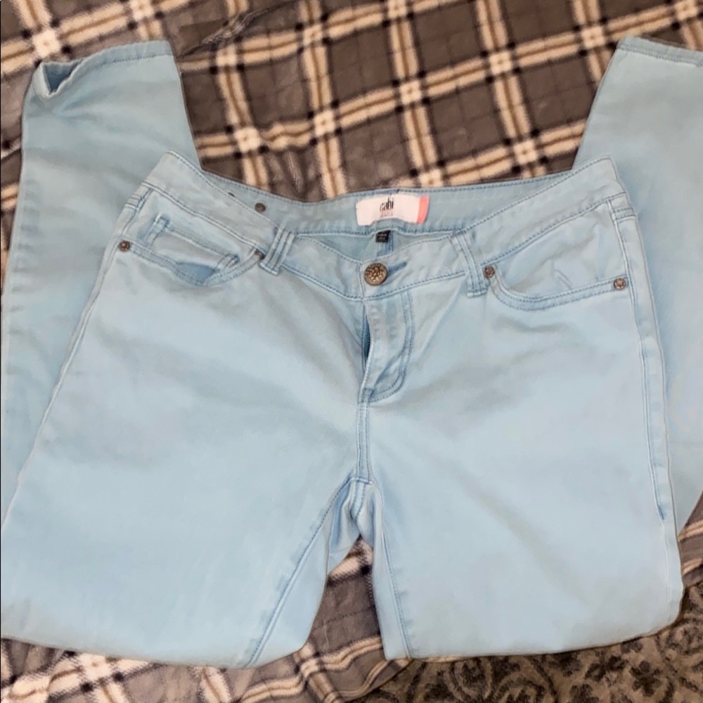 CAbi Women's Light Blue Jeans, size 8 skinny style
